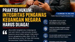 Praktisi Hukum Soroti Dugaan Permainan Audit, Tegaskan Integritas Pengawas Keuangan Negara Harus Dijaga