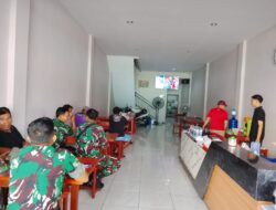 Kodim 1204/ Sanggau Gelar Nonton Bareng Piala Dunia 2026 Prajurit Dan Masyarakat