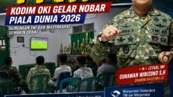 Bersama TNI! Kodim OKI Gelar Nobar Piala Dunia 2026 – Hubungan TNI dan Masyarakat Semakin Dekat