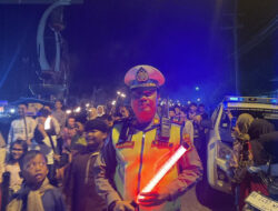 Sambut 1 Muharram 1448 H, Polisi Berikan Pengamanan Pawai Obor di Umpu Semenguk