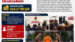 Kejari OKI Serahkan Tersangka dan Barang Bukti Kasus Korupsi E-Batara Pos, Negara Rugi Rp4,67 Miliar