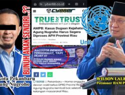 Menggugat Moralitas Agung Nugroho: Rekam Jejak Kelam, Hedonisme Otoritas, dan Seruan Perlawanan Rakyat Pekanbaru