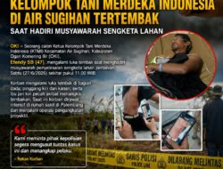 Breaking News! Calon Ketua Kelompok Tani Merdeka Indonesia di Air Sugihan Tertembak Saat Hadiri Musyawarah Sengketa Lahan