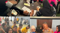 Sambut Hari Bhayangkara ke-80, Polres Way Kanan Gelar Bakti Kesehatan Donor Darah dan Sunat Massal