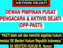 Kekuatan Baru Nasional! PASTI Satukan Pengacara dan Aktivis Indonesia dalam Satu Barisan Perjuangan