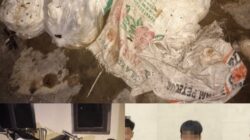 Polsek Pakuan Ratu Amankan Diduga Tiga Pelaku Curi Getah Karet di PT. BLS