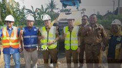 Bupati dan Wakil Bupati Tinjau Langsung Pembangunan Jalan Aspirasi DPR RI di Abung Timur