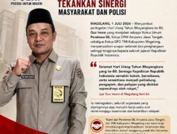Sambut HUT Bhayangkara ke‑80, Gus Imam Tekankan Sinergi Masyarakat dan Polisi
