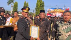 Ketua DPD TOPAN RI Way Kanan Mendapat Piagam Penghargaan Dari Polres Way Kanan