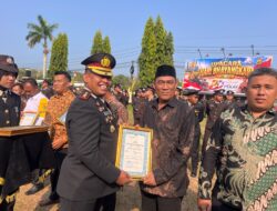 Ketua DPD TOPAN RI Way Kanan Mendapat Piagam Penghargaan Dari Polres Way Kanan