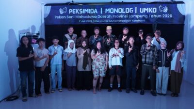 UMKO Jadi Tuan Rumah Lomba Monolog PEKSIMIDA 2026, Diikuti Mahasiswa dari Perguruan Tinggi se-Lampung
