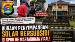 Polda Lampung Belum Beri Penjelasan Resmi Terkait Video Viral Dugaan Penyimpangan Solar Bersubsidi di SPBU R.E. Martadinata