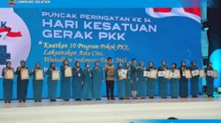 TP PKK Lampung Selatan Raih Penghargaan Nasional Imunisasi Zero Dose, 4.626 Anak Tuntaskan Imunisasi Kejar