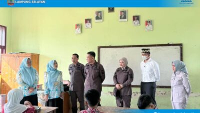 Turun Langsung ke Sekolah di Natar, Bupati Radityo Egi dan Kajati Lampung Pastikan Program MBG Berjalan Sesuai SOP