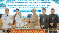 Hadiri Rapat Paripurna Istimewa DPRD Kabupaten Pesawaran dalam rangka peringatan Hari Jadi ke-19 Kabupaten Pesawaran, Gubernur Lampung Ajak Pesawaran Perkuat Kolaborasi dan Tingkatkan Kualitas SDM
