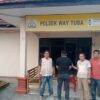 Polisi Amankan Diduga Pelaku Penipuan dan atau Penggelapan di Stasiun Kereta Api Way Tuba