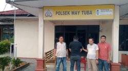 Polisi Amankan Diduga Pelaku Penipuan dan atau Penggelapan di Stasiun Kereta Api Way Tuba