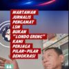 PERS TEGAS RESPON RETORIKA “LONDO IRENG” PRABOWO: SEBUT OKNUM, JANGAN HINA INTEGRITAS MEDIA PENJAGA KEDAULATAN NKRI!