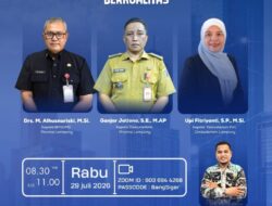 BPSDMD Provinsi Lampung Gelar Webinar SIGER BANGKOM Seri #12, Dorong Transformasi Digital untuk Pelayanan Publik yang Inklusif dan Berkualitas