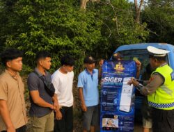 Polres Way Kanan Ajak Masyarakat Manfaatkan Penggunaan Aplikasi Siger Lampung Presisi