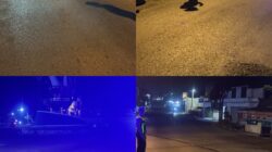Tingkatkan Keamanan dan Keselamatan, Sat Lantas Polres Way Kanan Gelar Patroli Blue Light
