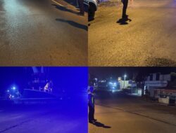 Tingkatkan Keamanan dan Keselamatan, Sat Lantas Polres Way Kanan Gelar Patroli Blue Light
