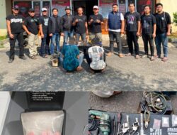 Polres Way Kanan Bekuk Diduga TSK Miliki Senjata Api Ilegal Rakitan dan Narkotika