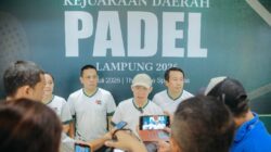 Kejurda Padel Lampung 2026 Resmi Dimulai, Sekdaprov Tekankan Sportivitas dan Dorong Pembinaan Atlet