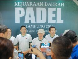 Kejurda Padel Lampung 2026 Resmi Dimulai, Sekdaprov Tekankan Sportivitas dan Dorong Pembinaan Atlet