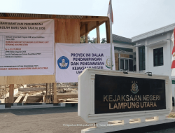 ​Curi Start Pasang Logo Kejari di Papan Proyek Rp6,4 Milyar, Pembangunan SMAN 2 Bukit Kemuning Disorot