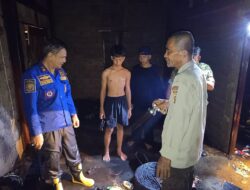 Rumah Semi Permanen di Sei Sengkuang Terbakar, Api Diduga Berawal dari Kebocoran Tabung Gas