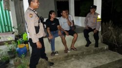 Polsek Bumi Agung Cek Ronda Malam dan Sosialisasikan Layanan 110 melalui Sabuk Kamtibmas