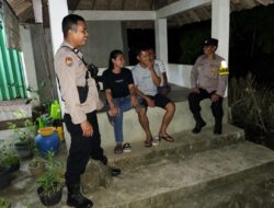 Polsek Bumi Agung Cek Ronda Malam dan Sosialisasikan Layanan 110 melalui Sabuk Kamtibmas