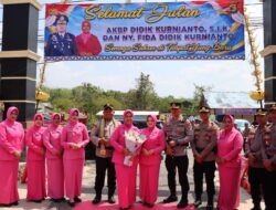 Pisah Sambut Kapolres Way Kanan Berlangsung Khidmat, Tunggul Wira Bhakti Ramik Ragom Resmi Beralih