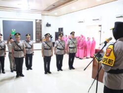 Pimpin Sertijab Pejabat Utama dan Kapolsek, Kapolres Lampung Utara Tekankan Peningkatan Pelayanan dan Profesionalisme