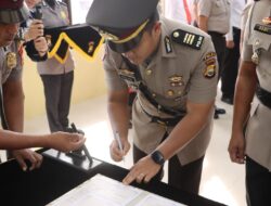 Polres Mukomuko Gelar Sertijab Kasat Lantas, Iptu Dedi Napitupulu Resmi Jabat Kasat Lantas