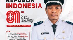 Kepala Desa Lubuk Sanai, Mutriadi, Ucapkan Dirgahayu RI ke-i 81