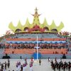 Dari Merah Putih ke Layar Digital, Kreativitas Kemerdekaan Bergema di Menara Siger