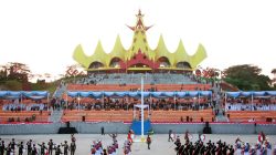 Dari Merah Putih ke Layar Digital, Kreativitas Kemerdekaan Bergema di Menara Siger