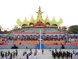 Dari Merah Putih ke Layar Digital, Kreativitas Kemerdekaan Bergema di Menara Siger