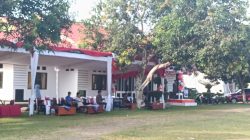 Penurunan Bendera HUT ke-81 RI di Air Manjunto, Tak Tampak Kehadiran Para Kades
