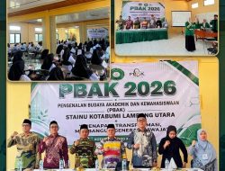 STAINU Kotabumi Sambut 150 Mahasiswa Baru Lewat PBAK 2026/2027, Usung Tema Transformasi dan Generasi Aswaja