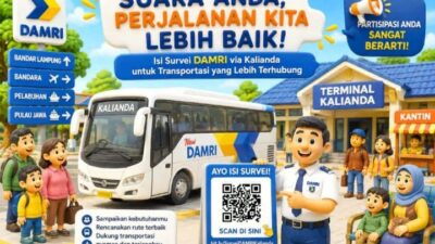Suara Anda Dibutuhkan! Pemkab Lampung Selatan Ajak Warga Isi Survei Rute DAMRI via Kalianda