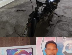 Gercep! Tim URC Polsek Baradatu Amankan Pelaku Curi Sepeda Motor di Dua TKP Berbeda