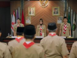 Wagub Jihan Kukuhkan Pengurus Mabigus dan Pembina Gudep UIN Raden Intan, Dorong Pramuka Perkuat Karakter Generasi Muda
