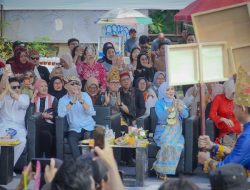 Puncak Festival Krakatau XXXV 2026, Gubernur Mirza Flag Off Lampung Tapis Karnaval