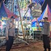 Jaga Kondusivitas Wilayah, Personel Polsek Kasui Amankan Kegiatan Pasar Malam