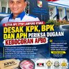 Ketua DPC PPWI Lampung Utara Desak KPK, BPK dan APH Periksa Dugaan Kebocoran APBD