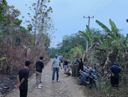 Polsek Umpu Semenguk Cek TKP dan Selidiki Kasus Curas Ranmor di Negeri Batin