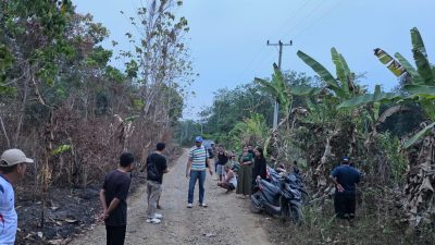 Polsek Umpu Semenguk Cek TKP dan Selidiki Kasus Curas Ranmor di Negeri Batin